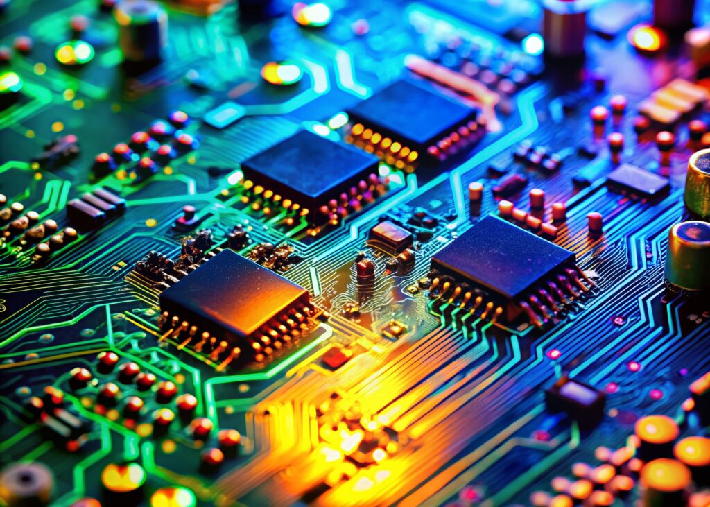Macro Photography of Circuit Board Representing Technology Readiness Levels (TRLs)